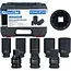 GEKO Slagdoppenset 1/2 Inch 8-delig CR-MO met 12-kant Doppen 27-36 mm en HEX H14 H17 H19