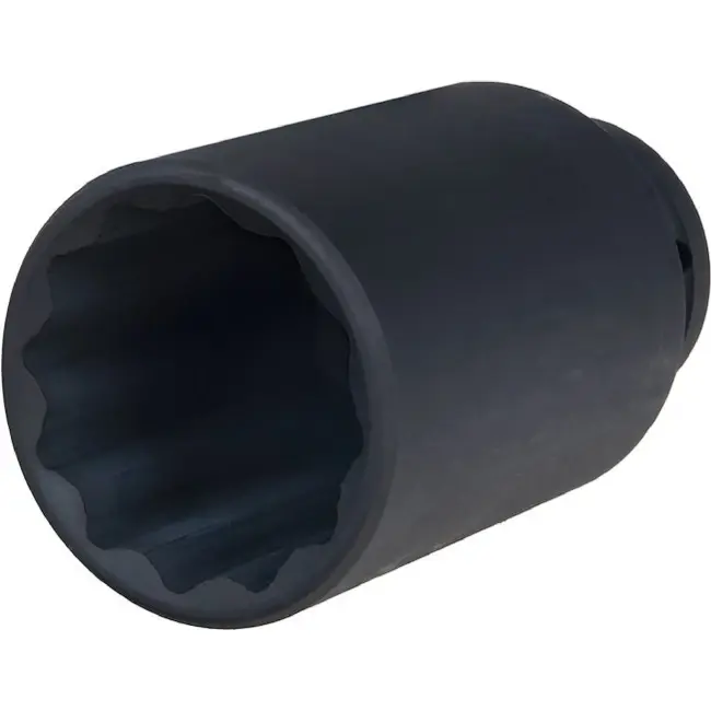GEKO Slagdoppenset 1/2 Inch 8-delig CR-MO met 12-kant Doppen 27-36 mm en HEX H14 H17 H19