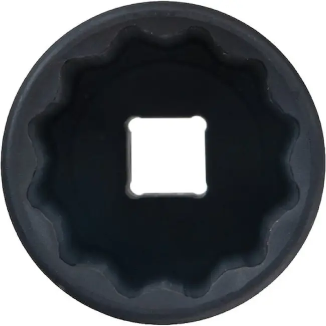 GEKO Slagdoppenset 1/2 Inch 8-delig CR-MO met 12-kant Doppen 27-36 mm en HEX H14 H17 H19