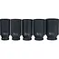 GEKO Slagdoppenset 1/2 Inch 8-delig CR-MO met 12-kant Doppen 27-36 mm en HEX H14 H17 H19