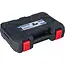 GEKO Slagdoppenset 1/2 Inch 8-delig CR-MO met 12-kant Doppen 27-36 mm en HEX H14 H17 H19