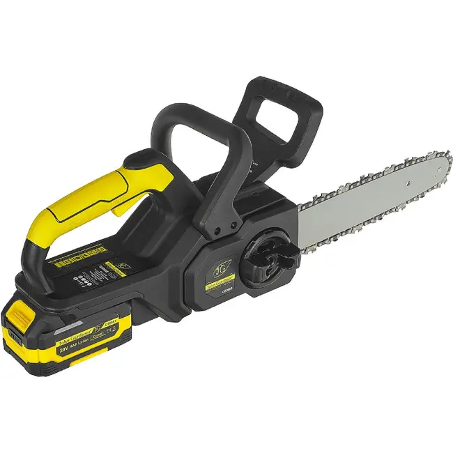 John Gardener Accu kettingzaag 20 V 305 mm met borstelloze motor, 4,0 Ah accu en oplader inbegrepen
