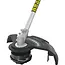John Gardener Accu bosmaaier 20 V 380 mm met draadkop, 3-tands mes en complete 4,0 Ah accuset voor tuinwerk