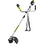 John Gardener Accu bosmaaier 20 V 380 mm met draadkop, 3-tands mes en complete 4,0 Ah accuset voor tuinwerk