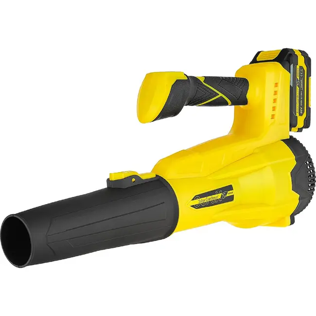 John Gardener Accu Bladblazer 20 V Borstelloos 165 km/u 4,0 Ah Inclusief Accu, Oplader en 2 Blaasmonden