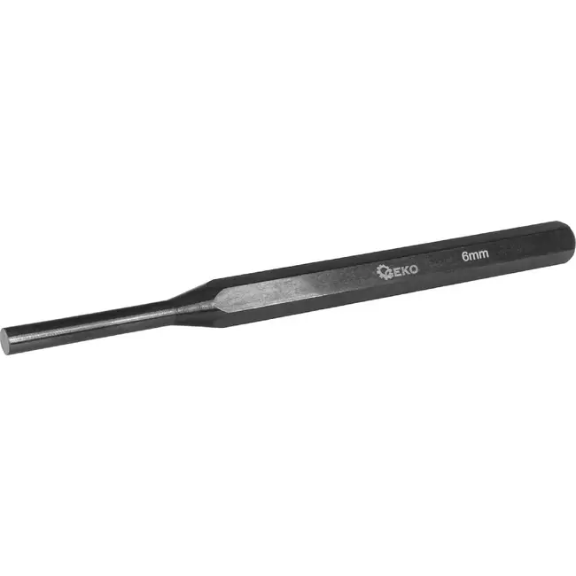 GEKO CrV doorslag 6 mm x 150 mm voor pennen en borgpennen