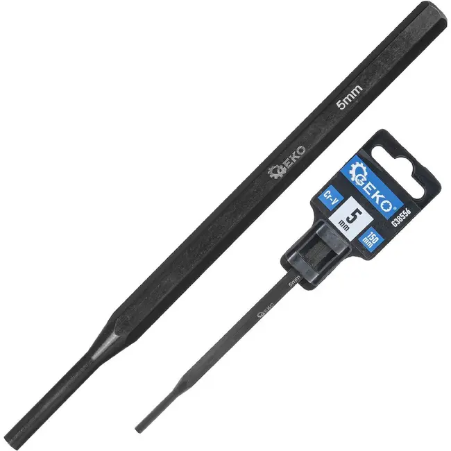 GEKO CrV doorslag 5 mm x 150 mm voor pennen en borgpennen