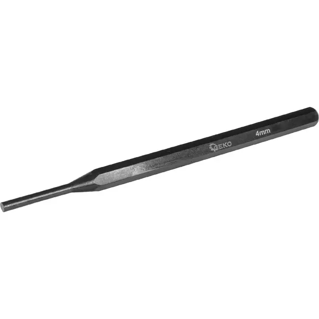 GEKO CrV doorslag 4 mm x 150 mm voor pennen en borgpennen