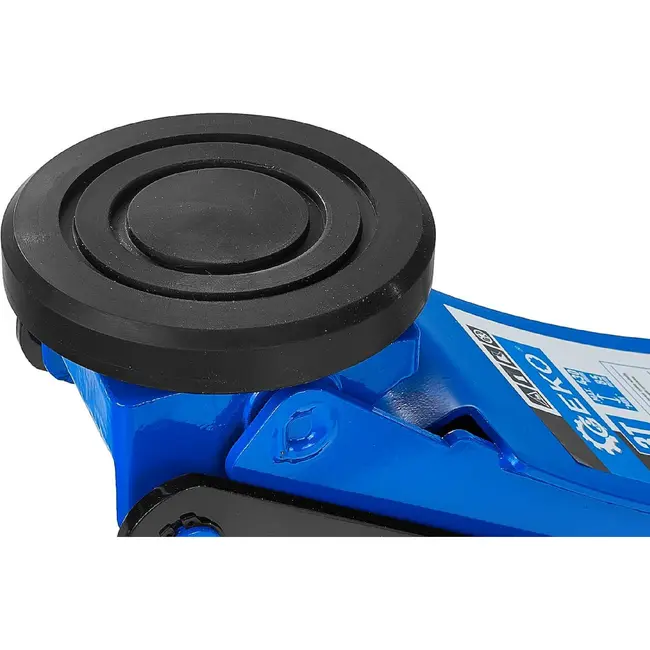 GEKO Lage hydraulische garagekrik 3 ton met dubbele pomp en hefbereik van 85-430 mm