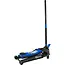 GEKO Lage hydraulische garagekrik 3 ton met dubbele pomp, voetpedaal en hefbereik van 75-505 mm