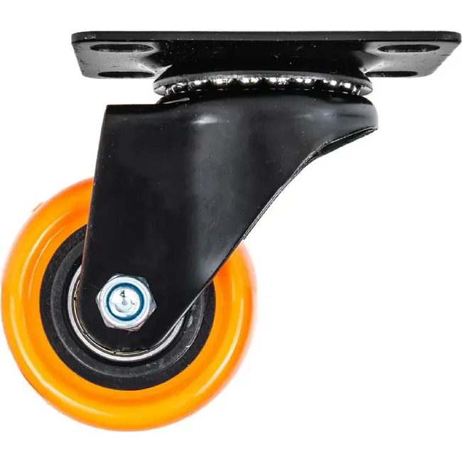 GEKO Zwenkwielen 50 mm set van 4 met 2 remmen en 200 kg draagvermogen voor meubels
