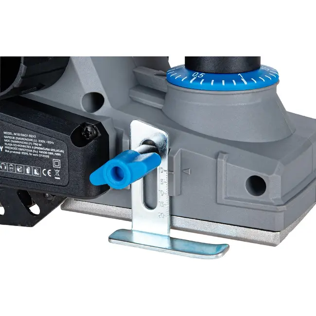 GEKO Elektrische schaaf 750 W met 82 mm schaafbreedte, 3 mm schaafdiepte en sponningdiepte tot 18 mm