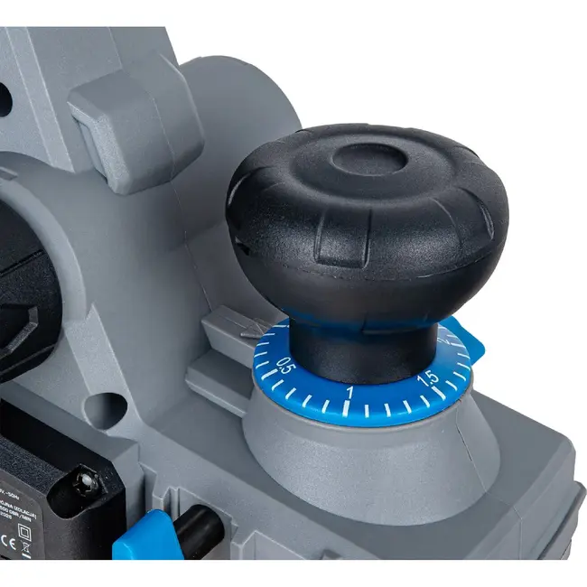 GEKO Elektrische schaaf 750 W met 82 mm schaafbreedte, 3 mm schaafdiepte en sponningdiepte tot 18 mm