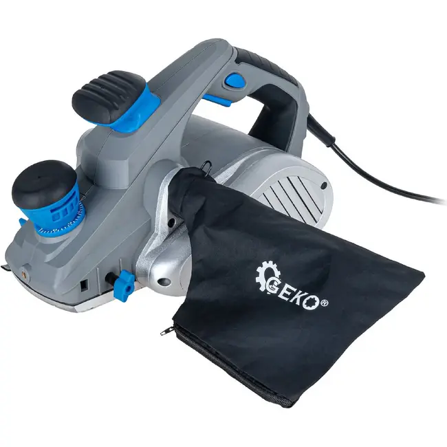 GEKO Elektrische schaaf 1300 W met 110 mm schaafbreedte, 3,5 mm schaafdiepte en sponningdiepte tot 14 mm