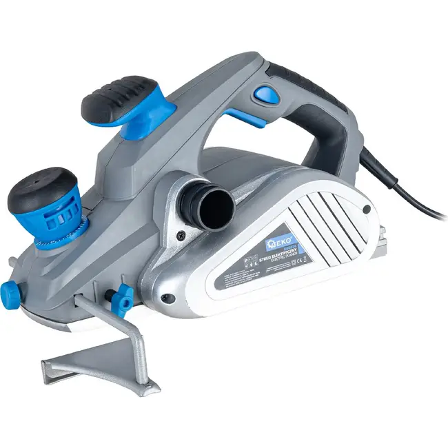 GEKO Elektrische schaaf 1300 W met 110 mm schaafbreedte, 3,5 mm schaafdiepte en sponningdiepte tot 14 mm