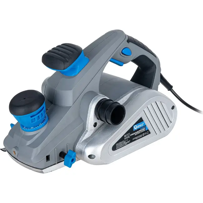 GEKO Elektrische schaaf 1300 W met 110 mm schaafbreedte, 3,5 mm schaafdiepte en sponningdiepte tot 14 mm