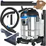 GEKO 4-in-1 wasstofzuiger 1400 W met 20 l RVS tank, 4 l reinigingsmiddeltank en bekledingsreiniger