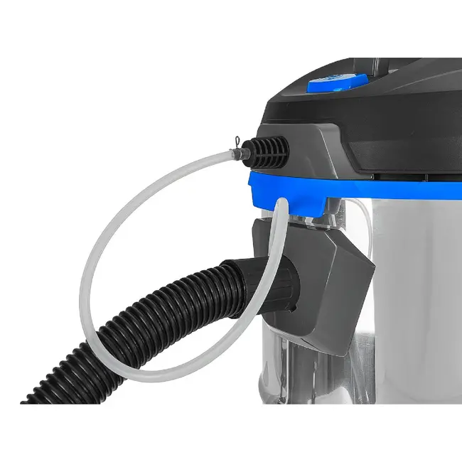 GEKO 4-in-1 wasstofzuiger 1400 W met 20 l RVS tank, 4 l reinigingsmiddeltank en bekledingsreiniger