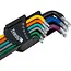 Tvardy 9-delige Torx sleutelset van S2 gereedschapsstaal met kleurcodering en organizer T10 tot T50