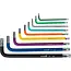 Tvardy 9-delige Torx sleutelset van S2 gereedschapsstaal met kleurcodering en organizer T10 tot T50