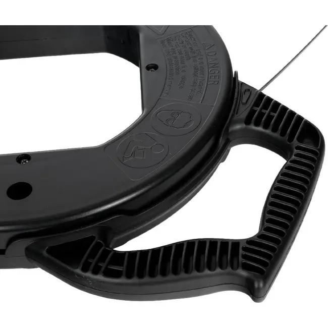 GEKO 15 m kabeltrekker van veerstaal met metalen geleidelus en ergonomische kunststof behuizing
