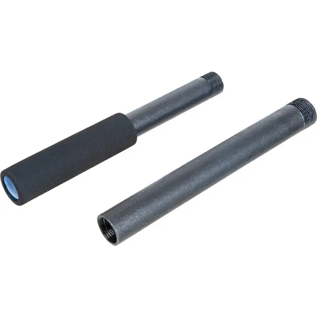 GEKO Handmatige pijpdraadsnijset met ratel, 4 draadsnijkoppen van 3/8 tot 1 inch en transportkoffer