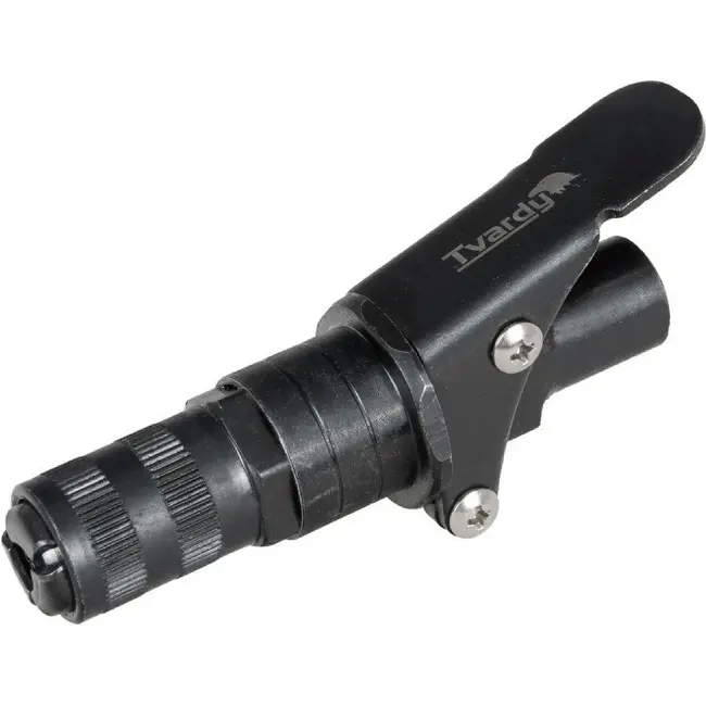 Tvardy Heavy Duty éénhandige vetspuit 500 ml met 40 MPa en zelfvergrendelende 3-klauwskoppeling