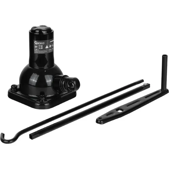 GEKO Schroefkrik 2 ton met hefbereik 150-310 mm voor bandenwissel en onderhoud