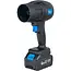 GEKO Draadloze accu bladblazer 21 V 550 W met 2 x 4,0 Ah Li-Ion accu en lader
