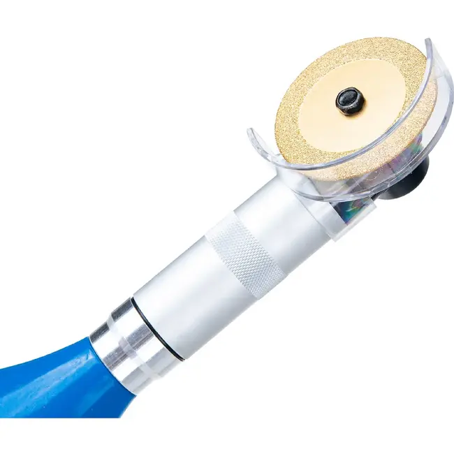 GEKO Mini haakse slijper 200 W met variabel toerental, 50 mm schijf en uitgebreide accessoireset
