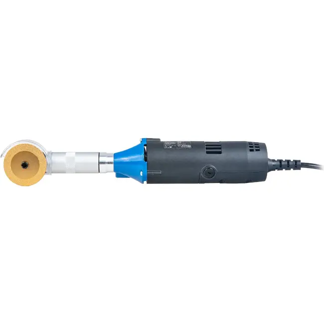 GEKO Mini haakse slijper 200 W met variabel toerental, 50 mm schijf en uitgebreide accessoireset