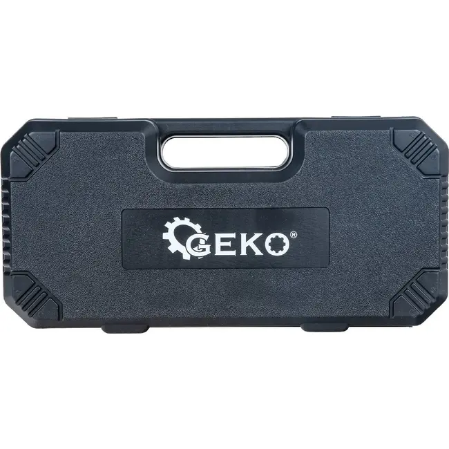 GEKO Mini haakse slijper 200 W met variabel toerental, 50 mm schijf en uitgebreide accessoireset