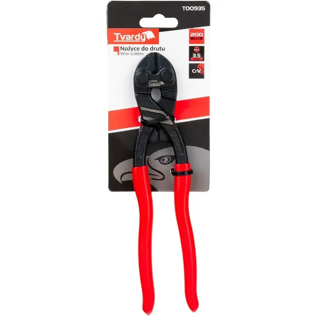Tvardy Draadschaar 200 mm voor draad en kabels met ergonomische handgrepen