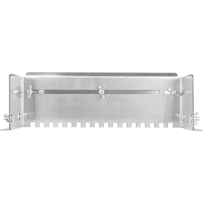 GEKO Verstelbare lijmverdeler voor tegellijm 345-585 mm met 10 x 10 mm vertanding van RVS