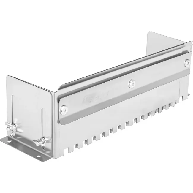 GEKO Verstelbare lijmverdeler voor tegellijm 345-585 mm met 10 x 10 mm vertanding van RVS