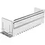 GEKO Verstelbare lijmverdeler voor tegellijm 345-585 mm met 10 x 10 mm vertanding van RVS
