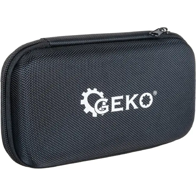 GEKO Draadloze mini slijpmachine 3,6 V met 6 snelheden, LED display en opbergkoffer inclusief accessoires
