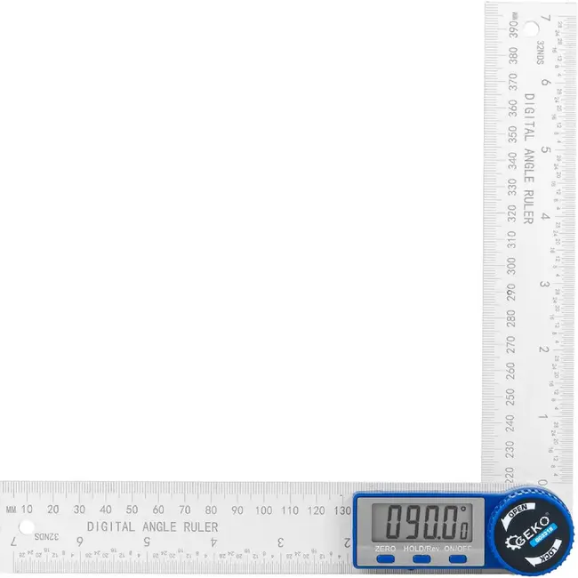 GEKO Digitale gradenmeter 200 mm met LCD display, ZERO en HOLD functie voor nauwkeurig meten