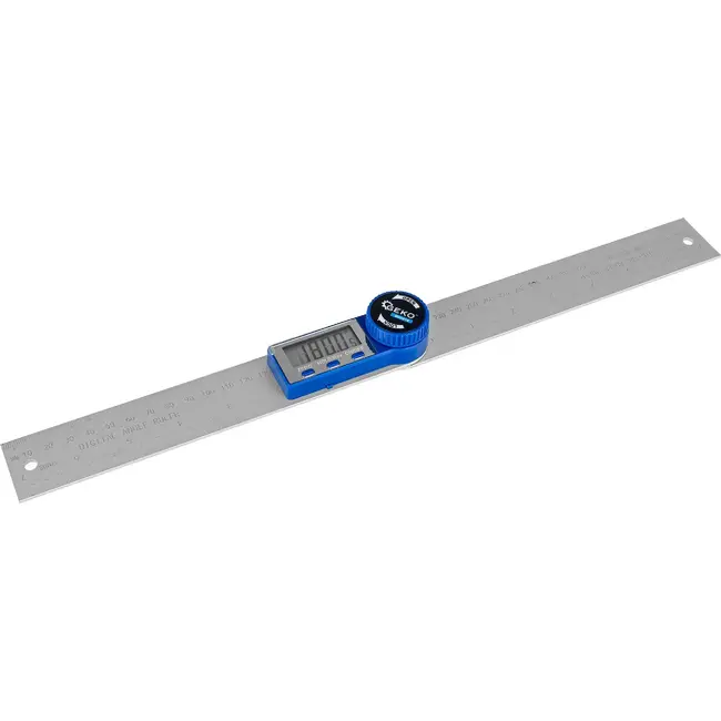 GEKO Digitale gradenmeter 200 mm met LCD display, ZERO en HOLD functie voor nauwkeurig meten