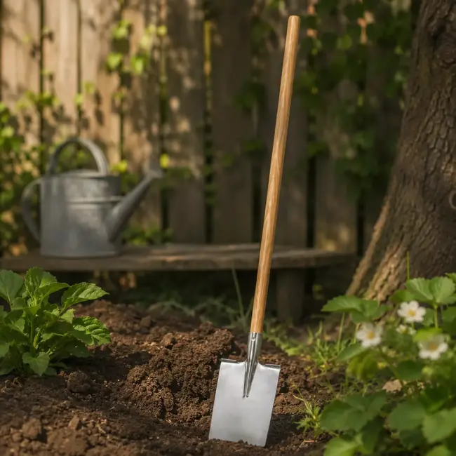 Hendrik Jan Junior spade voor kinderen met houten steel 75 cm