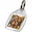 Falkx Transparante blanco sleutelhanger voor foto, naamkaartje of label