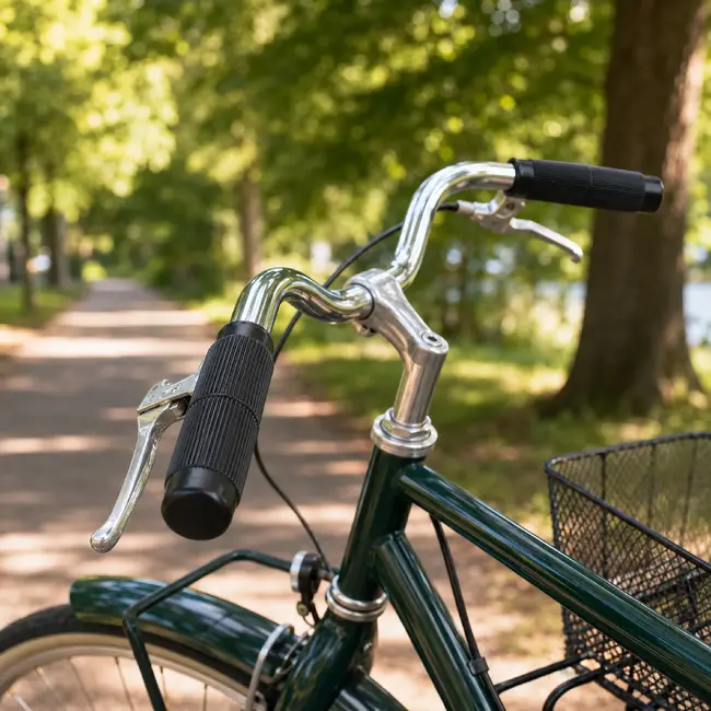 Falkx rubberen fietshandvatten zwart per paar
