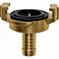 Hendrik Jan Snelkoppeling messing 19 mm 3/4 inch met slangtule