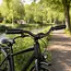 Falkx Fietshandvatten 11 cm rubber zwart voor stuur 22,2 mm set van 2