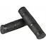 Falkx Fietshandvatten 22,2 mm zwart rubber set van 2