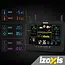 Izoxis Draadloos weerstation met buitensensor, kleurendisplay, thermometer, hygrometer en USB-C voeding tot 100 m bereik