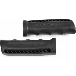 Falkx Fietshandvatten zwart lamel per paar FF0502C