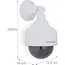 Benson Dummy beveiligingscamera - knipperende LED - dome model - binnen en buiten