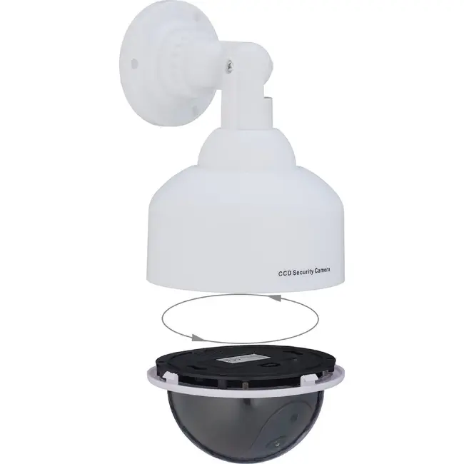Benson Dummy beveiligingscamera - knipperende LED - dome model - binnen en buiten