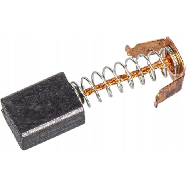 GEKO Koolborstels voor slijpmachine - 5x8x10 mm - Set van 4 stuks - Met groeven